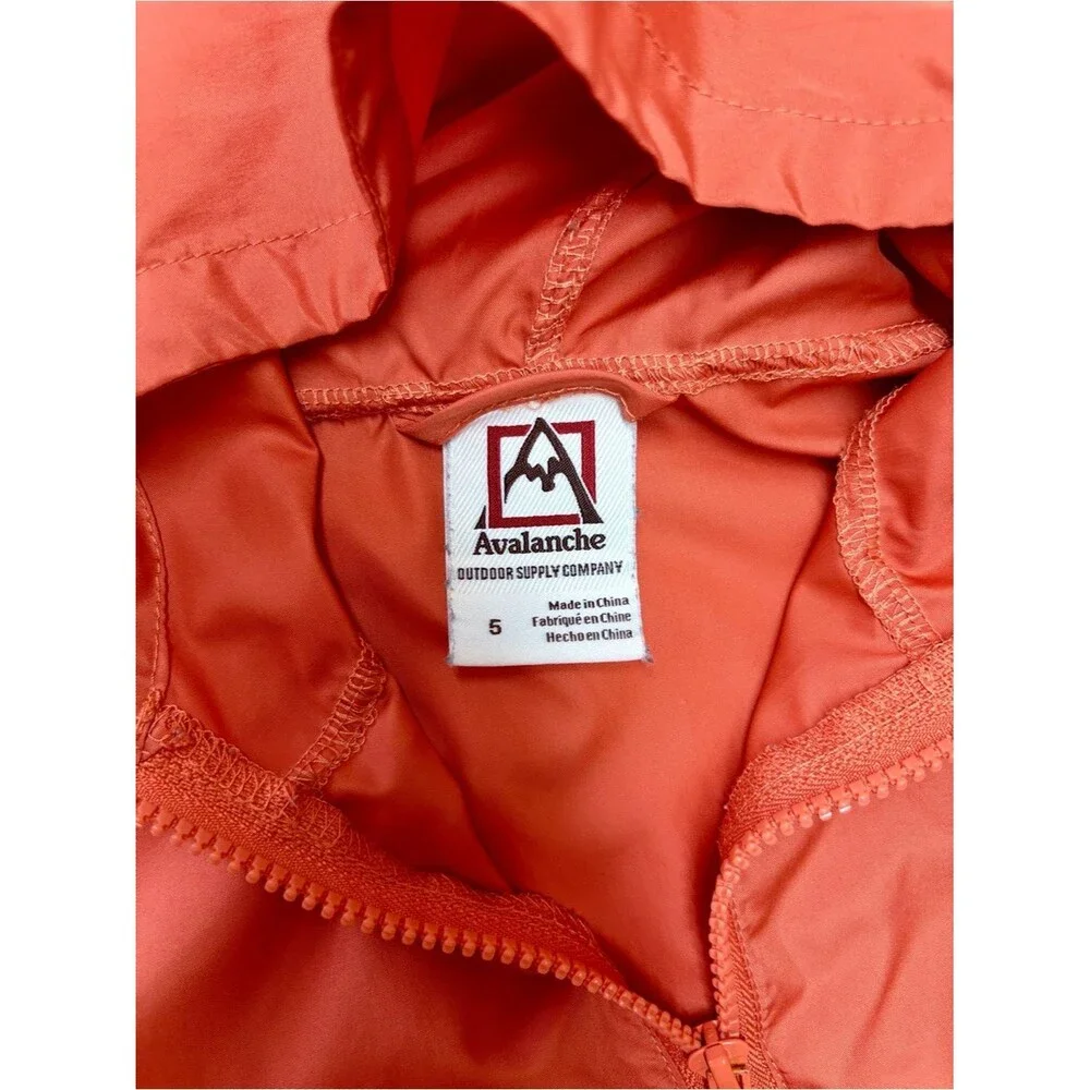 Avalanche 3 Piece Bundle Set Coral Lightweight Hooded Shell Olive Green Pants